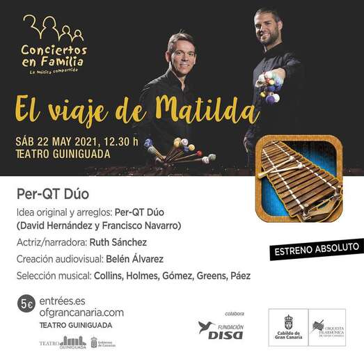 Se trata de un espectáculo que protagonizan en el Teatro Guiniguada el Dúo Per-QT y la actriz Ruth Sánchez